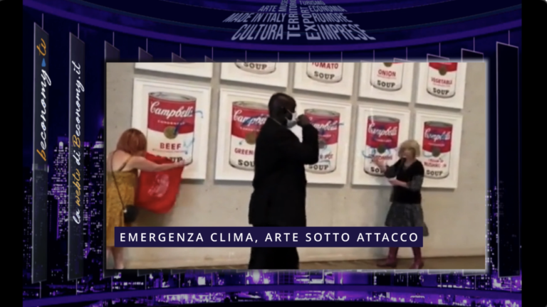 Clima, arte sotto attacco: preso di mira Andy Warhol