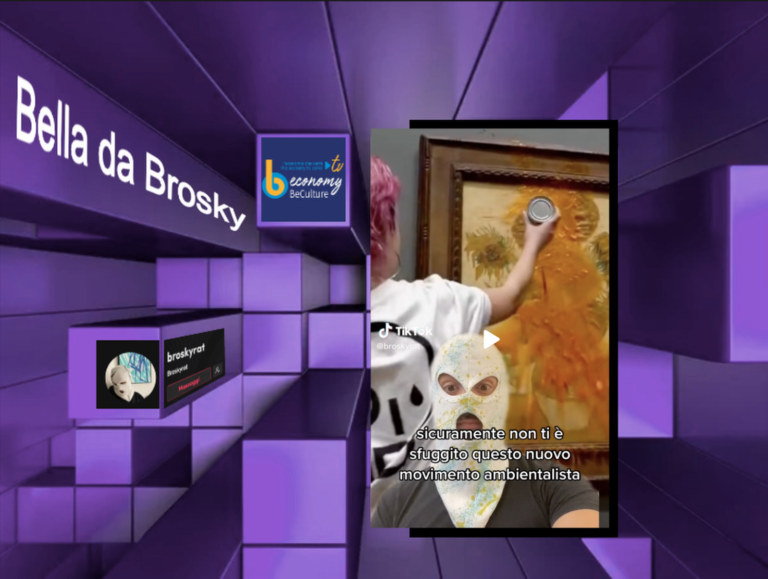 Attenzione: video impopolare! Brosky e le opere d’arte imbrattate