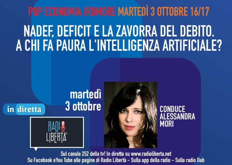 Nadef, decifit e la zavorra del debito. A chi fa paura l’Intelligenza artificiale?