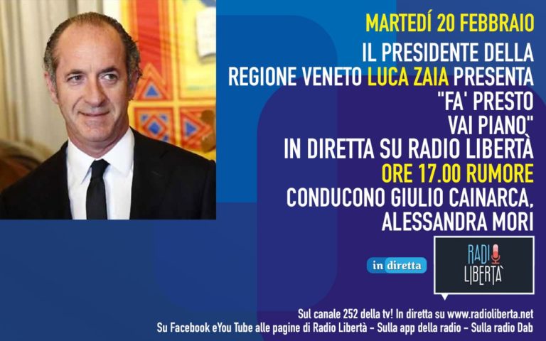 Rumore, Zaia sul terzo mandato: “Lo vogliono i cittadini, chi non lo capisce verrà punito”